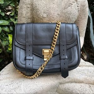 Proenza Schouler Black Leather Crossbody